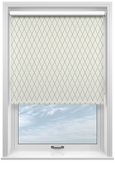 Puddle Down, Trellis Egg - Twist&Fit Roller Blind